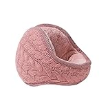 Winter-Fleece-Ohrwärmer Stirnband für Männer, Frauen, Kinder, Skifahren, Radfahren, dick, leicht, gestrickt, faltbar (A)