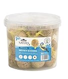 Dehner Natura Premium Meisenknödel mit Netz, ganzjähriges Wildvogelfutter proteinreich / energiereich, hochwertiges Vogelfutter für Wildvögel, 30 Stück je 90 g (2.7 kg)