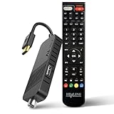 Hd-line Digitaler Terrestrischer DVB-T2 2024 Full HD 1080P Decoder, Bluetooth-Fernbedienung, versteckt hinter dem Fernseher, digitales Display, H265 HEVC Main 10 Bit, Fernbedienung 2in1 HDMI/AV, USB
