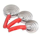 Juckreizbürste für Pferde, 3 Stück, Striegel, Mehrzweck-Spirale, Metall, wendbar, Edelstahl, Pferdebürste, Viehstall, 4, 5, 6 Ringe, doppelseitig, für Rinder, Ziegen, Hunde