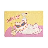 Opdestn Katzenstreumatte,Wiederverwendbarer Kratzfester Teppich - Auffangteppich Für Katzenklo Unterlage - Für Kitten Kleintiere Kleine Mittelgroße Große Rassen Zuhause Innenbereich Ecke Badezimmer