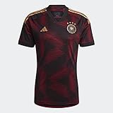 Germany Herren 2022/23 Season Official Away Jersey Trikot, Schwarz, XL EU