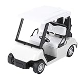 CLISPEED Modellauto Karren-Statue Eiswagen Mini-Wagen Minigolfwagen Spielzeug Golfcart-fahrzeugmodell Spielzeugauto Im Maßstab 1:20 Golfcart Kinder Baby Miniatur Weiß Legierung Sportring