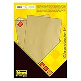 Idena 10241 - Versandtasche DIN B4, 90 g/m², haftklebend, ohne Fenster, braun, 10 Stück