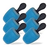 Delfa Samty Schuhspanner aus Schaumstoff Set aus 3 Paar - Schuhstrecker für Karrée Schuhe (eckige Form) - Schuhformer für Damen Größe 37-41