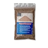 AQ4Aquaristik Aquariensand für Urzeitkrebse - natürlicher Bodengrund - staubfrei - gewaschen - frei von Schadstoffen und Farbe - 0,4-0,8 mm - 150 g