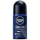 NIVEA MEN Deep Deo-Ball, Black Carbon, Dark Wood, 50 ml (1 Stück)