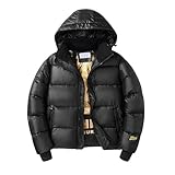 Softshell-Jacken für Herren und Herren, Winterjacke, Reißverschluss, Fleece-Jacke, Windbreaker, Thermo-Puffer, Parka, warme Outdoor-Mantel, weich, Schwarz , L