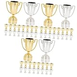 BESPORTBLE 3 Sätze Kinderplastikpreis Belohnung Pokale Für Kinderpreis Set Mini Pokale Hüpfbälle Zappelspielzeug Trophäe Requisite Für Kinderpartys Wiederverwendbar 20 Stück * 3
