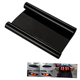 Cabilock Auto Scheinwerfer Tönungsfolie Tiefschwarz Kratzfest Hitze Wasserbeständig Lichtdurchlässigkeit für Fahrzeug Front Nebelscheinwerfer Einfach Anzubringen und Rückstandslos