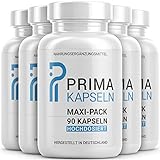 PRIMA Kapseln - mit Garcinia Cambogia Extrakt | Stoffwechsel Komplex - 90 Stück pro Dose (5x)