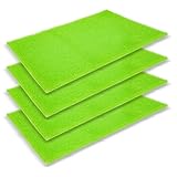 Westmark Kühlschrankmatten – 4 Matten mit antibakterieller Wirkung und Luftpolstern, ideal zur Lagerung von Obst und Gemüse im Kühlschrank – Kunststoff, Grün, 522222E3