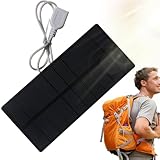 Solarpanel-Ladegerät, tragbares Solarpanel - Ladestation Outdoor Camping Solar Ladegerät | Externer Akku, sicheres und vielseitiges Telefon-Akku-Panel für Spielzeug, Ventilator