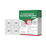 Teebaumöl Focused Wart Away Microdart Patch,Warzenentferner,Warzenpflaster Für Kinder Und Erwachsene,Skin Tag Remover Anwendbar Auf Für Hände, Füße Und Gesicht