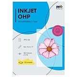 PPD 100xA4 Inkjet Premium Overheadfolie für vollfarbige Ausdrucke in höchster Qualität PPD-34-100