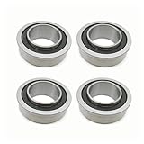 TADZKKIWM 4 stück F6003 F6003-20-2RS 20x35x11 20X35X11X13 Flansch Lager ABEC-1 Miniatur rillen Kugellager Versiegelt Kugellager