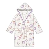 BOSKIMO KIDS - Bademantel für Kinder und Jugendliche aus Baumwolle: Junge, Mädchen, Unisex, Kinder und Baby – 100% OEKO-TEX-Baumwolle – 2 Taschen, Gürtel, Kapuze, Bademäntel mit Stickerei für Kinder
