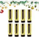 Konfettikanone für Partys, 8 Stück, bunte Kanonen, Dekorationszubehör mit Konfetti, für Feiern, Weihnachten, Hochzeiten, Neujahr, Abschlussfeiern