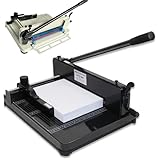 Robuster Papierschneider, 30,5 cm, industrielle Schneidemaschine, A4/A3, manueller Trimmer mit Klingenverriegelung und automatischer Klemme zum Schneiden von Papier, Leder, PVC, Vliesstoffen