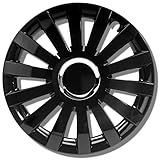 Albrecht 17 Zoll Radkappen schwarz für Stahlfelgen - Sail Radzierblenden aus hochwertigem Kunststoff - Langlebige Radblenden in originaler Albrecht Verpackung - Made in EU