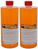Mastercleaner Orangenreiniger Konzentrat mit nat. Orangenöl der hochwirksame und kraftvolle Allzweckreiniger 2 * 1 Liter Vorteilspack Biologisch abbaubar