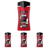 Axe Fine Fragrance Collection DUSCHGEL/FLUESSIGSEIFE Cherry Fizz Premium Body Wash für 12 Stunden langanhaltende Frische verleiht einen spektakulären Duft unter der Dusche 225 ml (Packung mit 4)