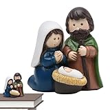 Generico Statue Heilige Familie, religiöse Figur, religiöse Dekoration für Weihnachten Battismo Gebet Zimmer Wohnzimmer Party Hochzeit Ecke