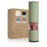 LARS NYSØM Chilimühle mit Edelstahl Schneideblatt von Grob bis Fein I Design Gewürzmühle (Sage Green)