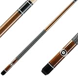 Winsport Billard Queue Eight-Ball mit Profi-Klebeleder 13 mm, 147 cm Pool Cue, 2 teiliger Queue mit Griffband