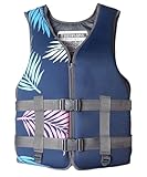 FOVIGUO Klassische Schwimmweste für Erwachsene, Schwimmweste, Rettungsweste für Erwachsene, Ideal für Bootfahren, Schwimmen, Wassersport(XL)