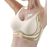 Super Gather-BH, kabelloser Push-up-BH, bequemer Gather-BH, Lift-BH for Damen, Haltungskorrektur-BH for Damen Damen BH Komfortabel