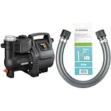 Gardena 01757-20 Hauswasserautomat 230V, Estandar, bis zu 3500 l/h & 01729-20 Gartenarbeit, Grau, 20 x 20 x 30 cm