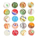 Beaupretty 20 Stück Teiliges Glasmurmeln Bunt Stabile Glasperlen Murmelnspiele Vielseitig für Bastelarbeiten und Frühlingsdeko Sichere Fischeimer-verzierung Leicht zu Reinigen Langlebig