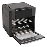 12L Heißluftfritteuse, 1600W Heißluftofen mit LED Touchscreen, 12 in 1 Airfryer ohne Öl, 80-200°C, 8 Programme, für Pommes Frites, Pizza, Hähnchen