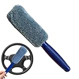 Felgenbürste für Autopflege, weiche Radbürste, weiches Mikrofaser-Design mit rutschfestem Schrubben und schnell trocknend, Mehrzweck-Schrubber für Cabrio-Verdeck