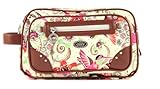 Oilily Summer Birds Pocket Cosmetic Bag Off white OCB9114-0201, Damen Kosmetiktasche, weiss, (201), 28x11x16.5