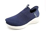 Skechers Damen Ultra Flex 3.0 Smooth Step Sneakers,Sports Shoes, Navy Knit/Jersey/Trim, 39.5 EU