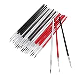 Operitacx 30st Pelzhakenstift Aquarellstifte Künstlerpinsel Aquarell-pinselstifte Kleiner Pinsel Pinselmarker Pinsel Mit Feiner Spitze Künstlerbedarf Mikropinsel Feine Pinsel Haarpinsel Holz