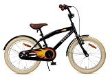 SJOEF Cruise Kinderfahrrad 14 Zoll | Kinder Fahrrad für Jungen/Jugend | Ab 2-8 Jahren | 12-20 Zoll | inklusive Stützräder (Schwarz)