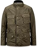 Belstaff Crosby wasserdichte Motorrad Wachsjacke, khaki, 2XL