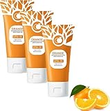 Orangen-Peeling-Gel, Natürliches Orangen-Enzyme-Peeling-Gel, Natürliches Körperpeeling, Trockene Haut, Tiefenpflege für trockene Haut, 100 g