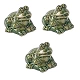 OSALADI 3St Toilettenverschlusskappe klodeckel wc deckel kloodeckel wc sitz bezug klo deckel Frosch-Modellier-Toiletten-Aufsteckkappen Austausch der Toilettenriegelabdeckungen Harz