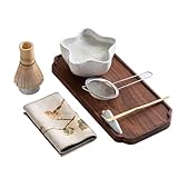 Misaakoeq Kit | Traditionelles Set für Zeremonie | Zubehör Für Teezeremonie Mit Dosierlöffel,Für Entspannung Yoga Meditation Massage