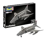Revell Easy-Click Modellbausatz F-4E Phantom I Legendäres USAF-Kampfflugzeug 1:100 I Detailreich mit Fahrwerk, Lenkwaffen und 2 Zusatztanks I Stecksystem, kein Kleben I Für Modellbau-Einsteiger ab 10.