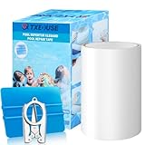 Pool Reparaturset, Pool Flicken Unterwasser, Pool Flickzeug Selbstklebend Unterwasser Wasserdichtes, 10cm×200cm Reparatur Klebeband für Wasserbett, Pool, Poolfolie, Planschbecken, Luftmatratze