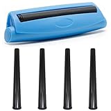 HAOBIN Zigarettenroller Cigarette rolling machine 110 mm Drehmaschine Konisch joint drehmaschine Cigarette Zigarettendrehmaschine Drehmaschine Zigarettenroller Vorgerollter Tabakkegel (blau)