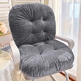 Yuragim Gartenstuhlauflagen Hochlehner, Sitzpolster Stuhl 40x85cm, 8cm Dick Gartenstuhl Hochlehner Auflagen Stuhlkissen Sitzkissen Polster Kissen für Indoor Outdoor,Garten, Büro,Küche,Café,Esszimmer