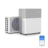 Midea Portasplit Klimaanlage, Mobile Wärmepumpe, Kühlen A++/Heizen A+, 12000 BTU 3, 5kW, für Räume bis zu 42 m² / 105 m³, nur 39 dB(A) im Silent-Modus