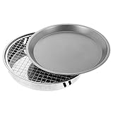 MILISTEN 1 Satz Tragbarer Holzkohlegrill kleiner Holzkohlegrill Outdoor-Grillständer Grillständer für den Außenbereich Camping-BBQ einweggrills einweggriller Campingkocher Grillofen Plastik