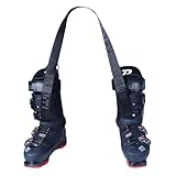 Kolti Ski Boot Carrier Strap, Snowboard Boot Shoulder Sling Tote Leash Also for Ice Skates, Winter Sport Equipment Accessory for Bag, Kit & Gear Pack